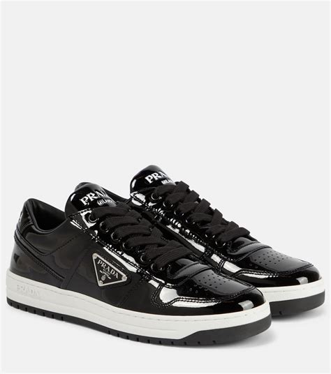 original prada patent leather sneakers|prada downtown sneakers men.